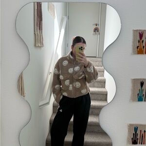 Elodie Cream and Brown Textured Jacket